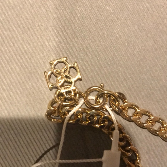 NWT Ann Taylor 30 inch Pave Link Necklace - Picture 4 of 5